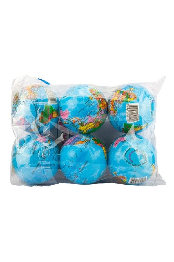 dünya haritalı büyük boy stres topu 10 cm, 8509990028619, oyunlar ve oyuncaklar, Quilling Seti
