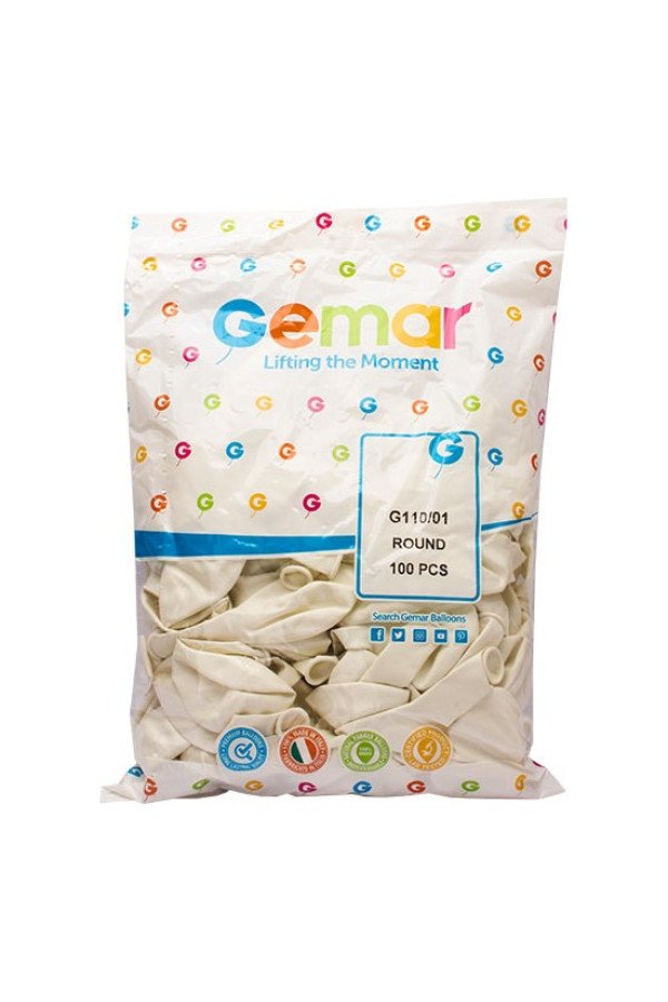 beyaz renk dış mekan balonu 100lü paket, 80060045064, kutlama parti malzemeleri, Quilling Seti