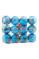 dünya desenli küçük boy stres topu 6,3cm, 8509990028558, oyunlar ve oyuncaklar, Quilling Seti