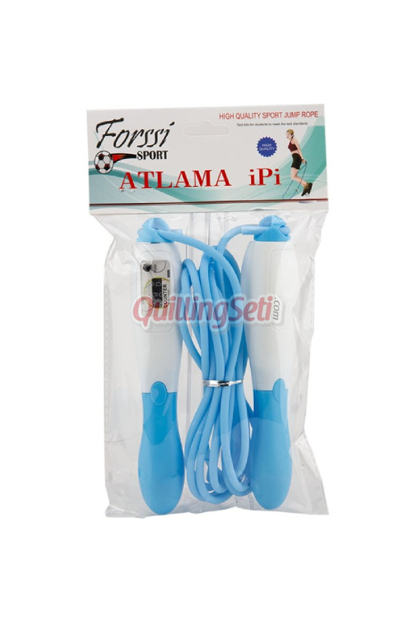 sayaçlı atlama i̇pi, kaliteli ve sayaçlı spor atlama i̇pi mavi renk, 8509990029746, bireysel & takım sporları, Quilling Seti