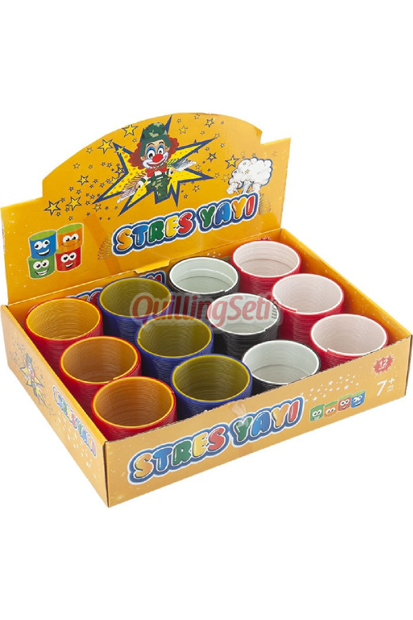 taraftar stres yayı 12li kutu, 8509990029951, oyunlar ve oyuncaklar, Quilling Seti