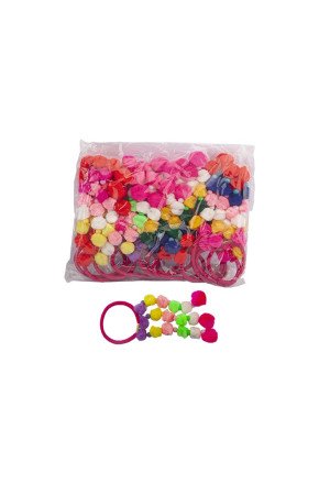 PONPONLU LASTİK TOKA TO-4 PONPONLU LASTİK TOKA TO-4