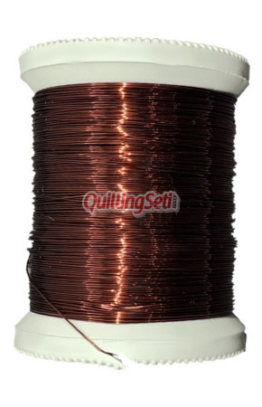 QuillingSeti Açık Kahverengi Renk Filografi Teli 100 gr, 150 mt - QS-114