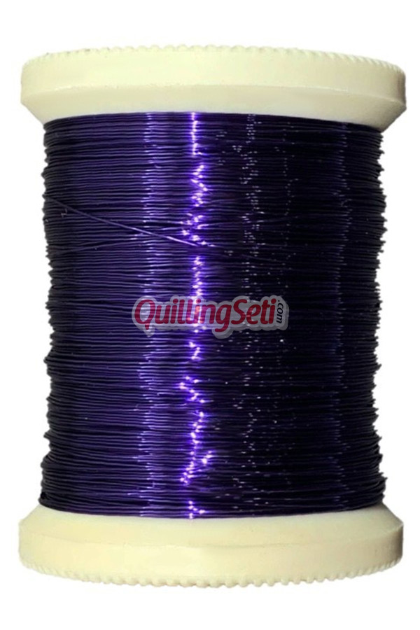 quillingseti lacivert renk filografi teli 100 gr, 150 mt - qs-110, qs-flgrftl-110, filografi malzemeleri, Quilling Seti