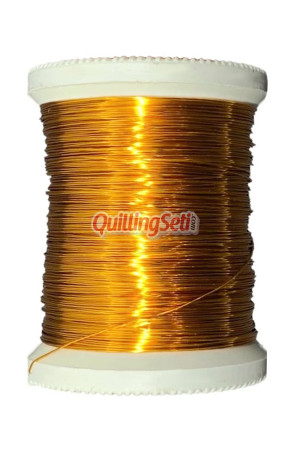 QuillingSeti Sarı Renk Filografi Teli 100 gr, 150 mt - QS-104