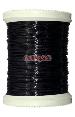 QuillingSeti Siyah Renk Filografi Teli 100 gr, 150 mt - QS-115