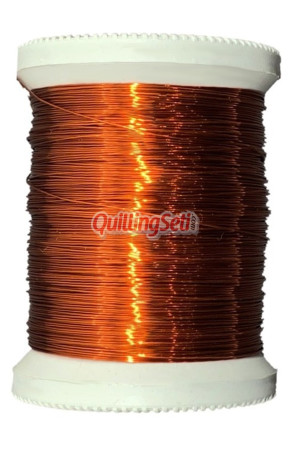 QuillingSeti Turuncu Renk Filografi Teli 100 gr, 150 mt - QS-111