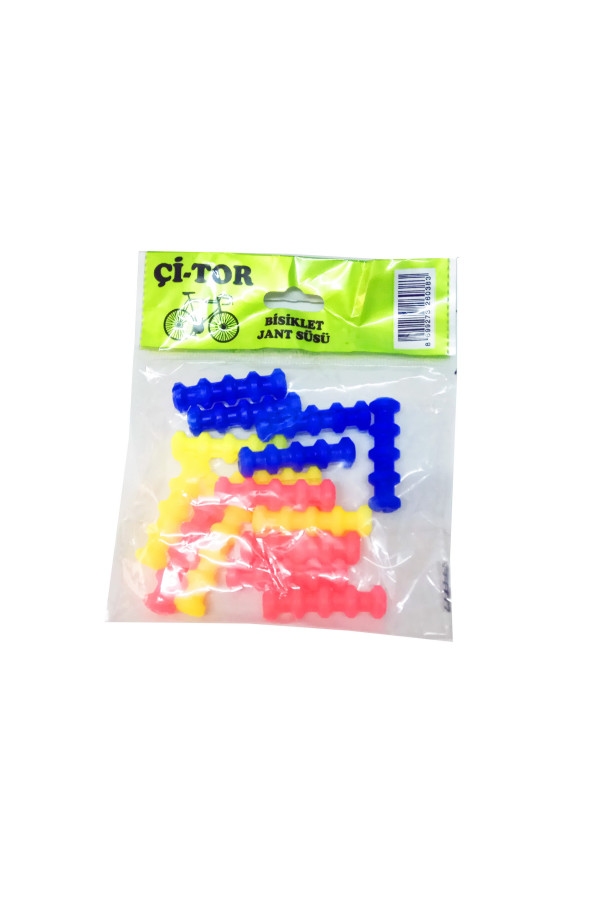 bisiklet ve motosiklet jant boncuğu süsü 5li grup, bjbs-5li-4r, bisiklet aksesuarları, Quilling Seti
