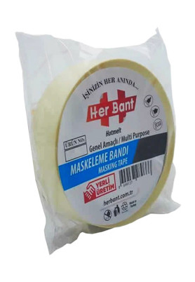 24mm x 25mt Hotmelt Maskeleme Bandı