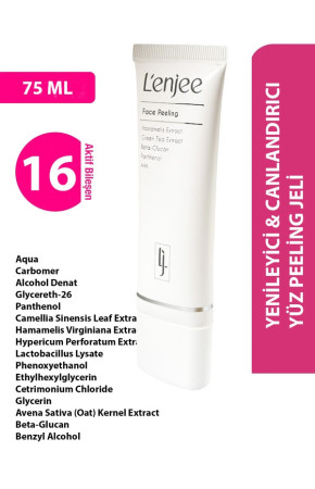 Hassas Ciltler İçin Fermente Laktik Asit Peeling Jeli, Yenileyici ve Aydınlatıcı Bakım 75ml