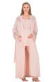 bebe pembe renkli derin patlı, dantel detaylı,  33008 sabahlıklı 3lü lohusa hamile pijama takımı, 8509990040314, lohusa pijama takımları, Lady