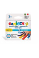 quilling seti baby parmak boyası 4 renk 50ml 43173 (+2 yaş), quilling-seti-carioca-43173, hobi boyaları, Quilling Seti