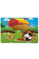 köpek ve kedi 24 parça ahşap puzzle, yb-0004, yap boz puzzle çeşitleri