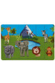 safari 24 parça ahşap puzzle yapboz - quilling seti ahşap çocuk puzzle, yb-0005, yap boz puzzle çeşitleri, Quilling Seti