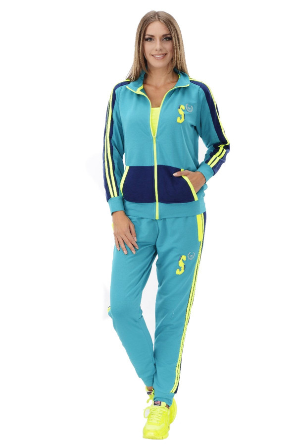 kadın mavi renkli eşofman takımı tknr 16318, tknr-16318, teknur pijama takımı, Teknur