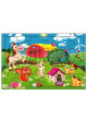 sevimli dostlar  3-9 yaş çocuklar için 24 parçalı ahşap puzzle yapboz, yb-sd-16, yap boz puzzle çeşitleri, Quilling Seti