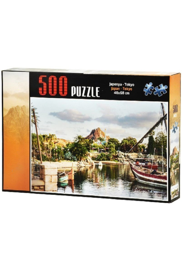 Quilling Seti  Japonya Tokyo 500 Parça Puzzle 48x68 ÜCRETSİZ KARGO