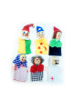 parmak kuklası 6 adet, 6lı-pko, ahşap ve karton maketler, Quilling Seti