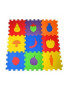 Eva Puzzle Sebze ve Meyve Oyun Yer Karosu 9 Parça Yer Halısı 33 cm x 33 cm