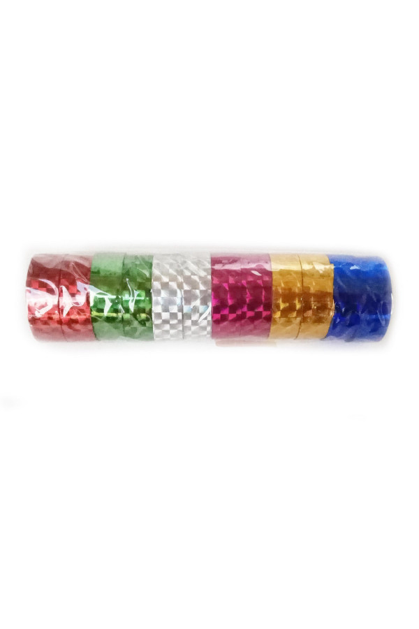 yaldızlı fosforlu hologram bant - 5 paket, tybt7h7okttgq3qx03, bant ve yapıştırıcılar, Quilling Seti