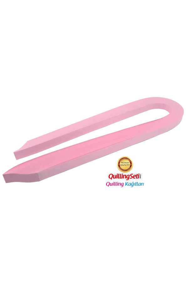 quilling kağıdı - pembe renk 1 x50cm 50li, hn020-1cm-50, 10 mm 50 adetli quilling kağıtları, Quilling Seti