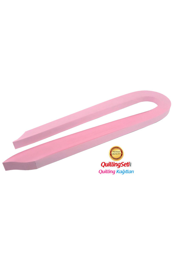 quilling kağıdı - pembe renk 1 x50cm 50li, hn020-1cm-50, 10 mm 50 adetli quilling kağıtları