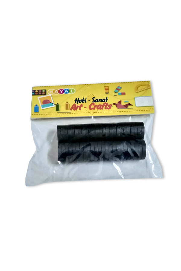 mıknatıs, daire tipi siyah 50adet, shm-02, i̇ş eğitimi malzemeleri, Quilling Seti