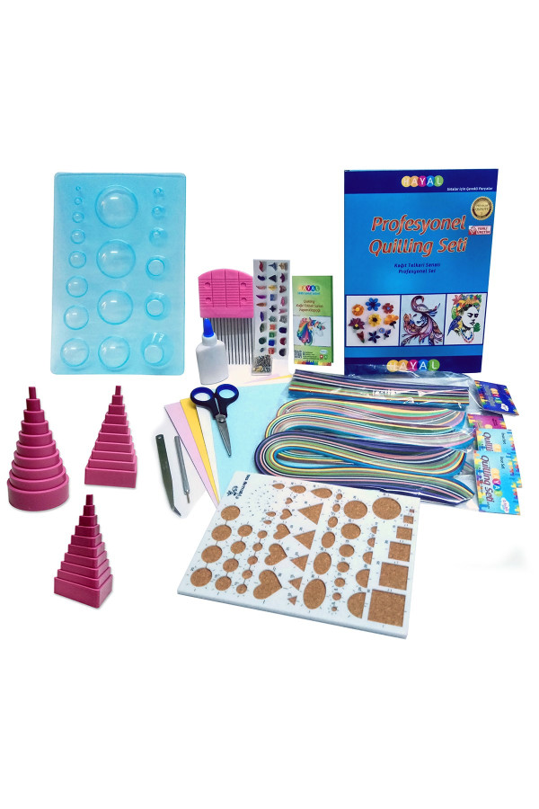 profesyonel quilling seti - set no:7, quillingprofesyonel07, profesyonel quilling seti, Quilling Seti