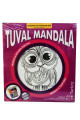 kumtoys baykuş desenli tuval mandala orjinal ürün, mnd-10, i̇ş eğitimi malzemeleri, Quilling Seti