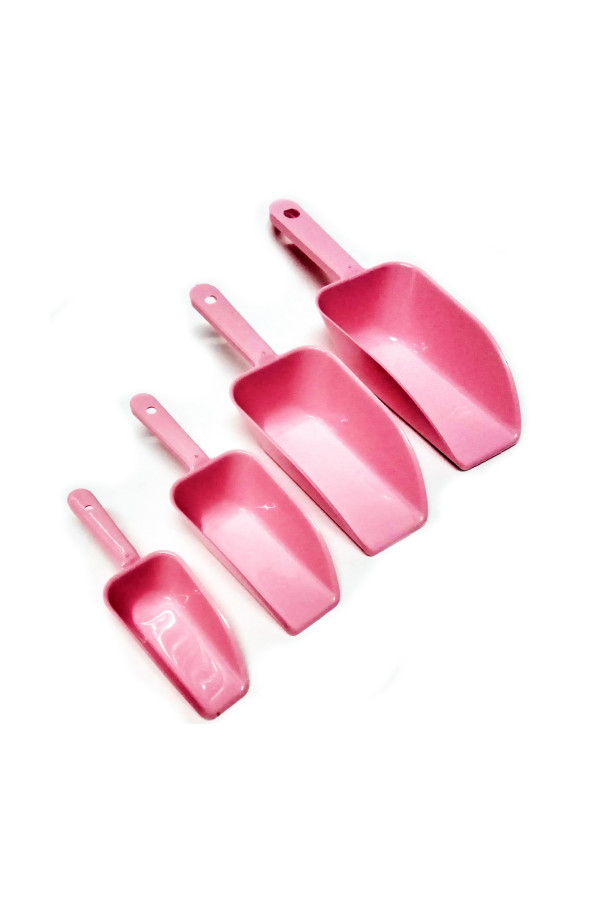 4 lü erzak küreği - pembe renk, 4 adet, 4 boy, erzkrk-4lü, ev ve yaşam, Quilling Seti