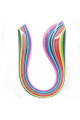 3mm 15 renkli 300 adetli quilling kağıdı, qkrd-0003-3m, 5 mm karışık renkli 300 adetli quilling kağıtları, Quilling Seti