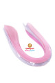 erguvan serisi 3 farklı renkli 300 adetli quilling kağıdı, qkr-0008-5m, temalı quilling kağıtları, Quilling Seti