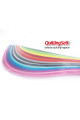 1.5 mm 15 renkli 300 adetli quilling kağıdı, qkrd-0001.5mm, karışık renkli quilling kağıtları 300 adetli paket, Quilling Seti