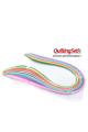 1.5 mm 15 renkli 300 adetli quilling kağıdı, qkrd-0001.5mm, karışık renkli quilling kağıtları 300 adetli paket, Quilling Seti