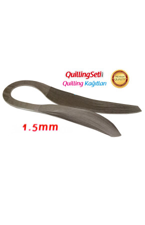 1.5mm Gri Renkli Quilling Kağıdı - 100'lü