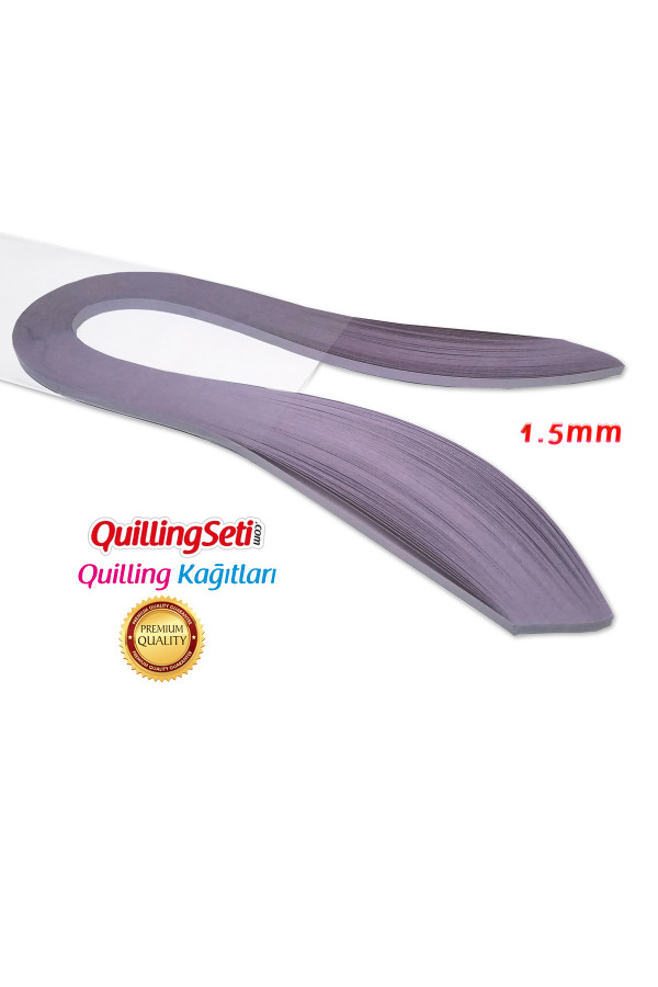 quilling kağıdı - açık lila renk 1.5 mm 100lü, qks-6334-1.5m, 1.5 mm quilling kağıtları 100 adetli