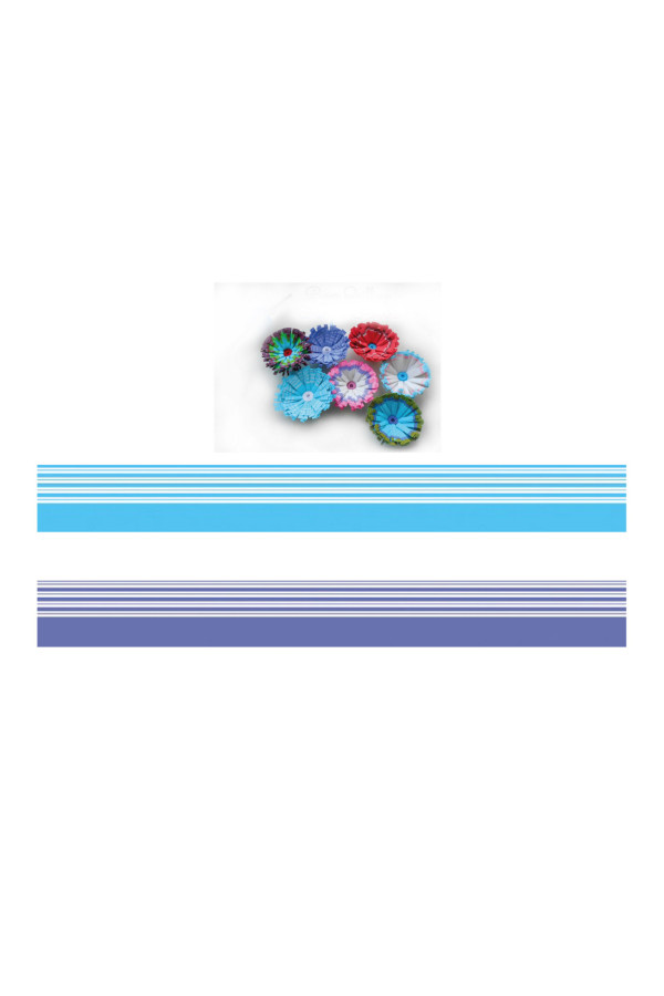 mavi - beyaz / lacivert - beyaz renk geçişli, çizgili quilling kağıdı, qrk-2011, renk geçişli quilling kağıtları, Quilling Seti