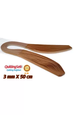3mm Hardal Sarısı Renk Quilling Kağıdı - 100'lü