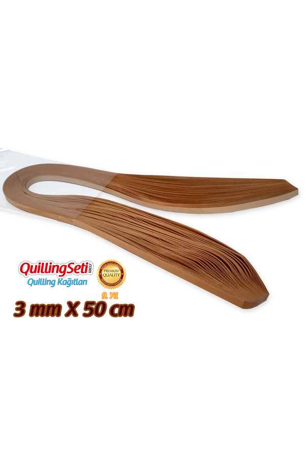 3mm hardal sarısı renk quilling kağıdı - 100lü, qks-6333-3m, 3mm quilling kağıtları 100 adetli