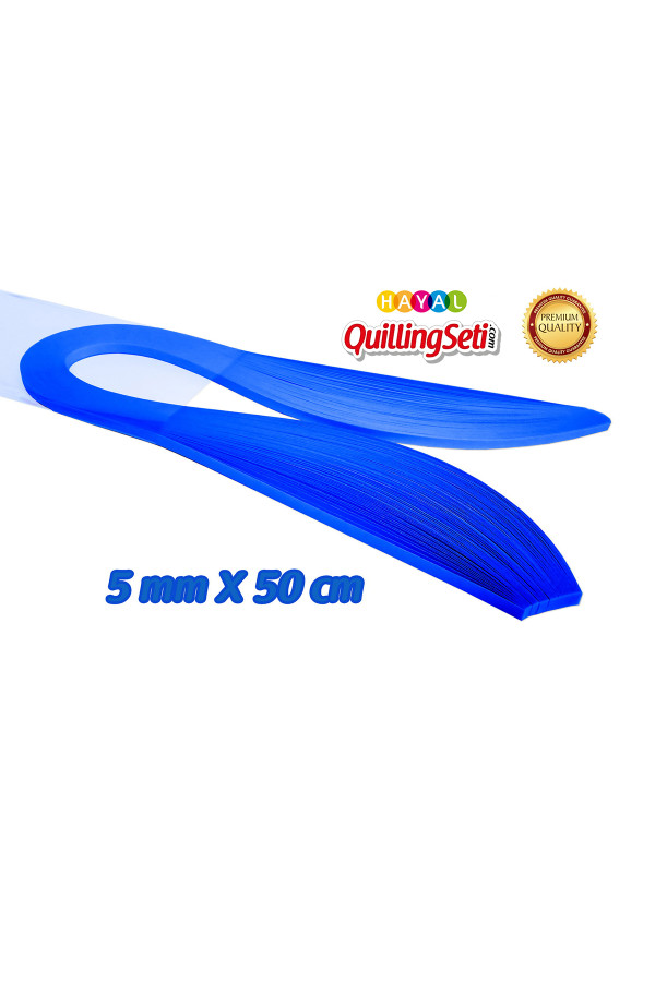3 mm koyu mavi renk quilling kağıdı - 100lü, quillingseti.com-3mm-koyu-mavi, 3mm quilling kağıtları 100 adetli, Quilling Seti