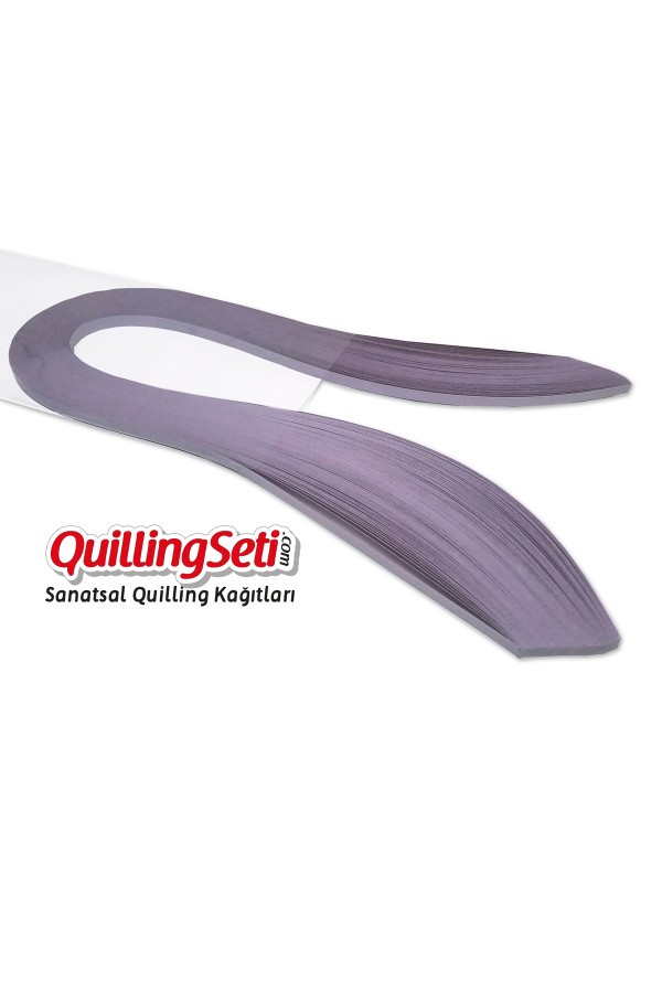 quilling kağıdı - açık lila renk 3mm 100lü, qks-6334-3m, 3mm quilling kağıtları 100 adetli