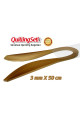 quillingseti 3mm muz sarısı renk quilling kağıdı - 100lü, qks-6331-3m, 3mm quilling kağıtları 100 adetli, Lady