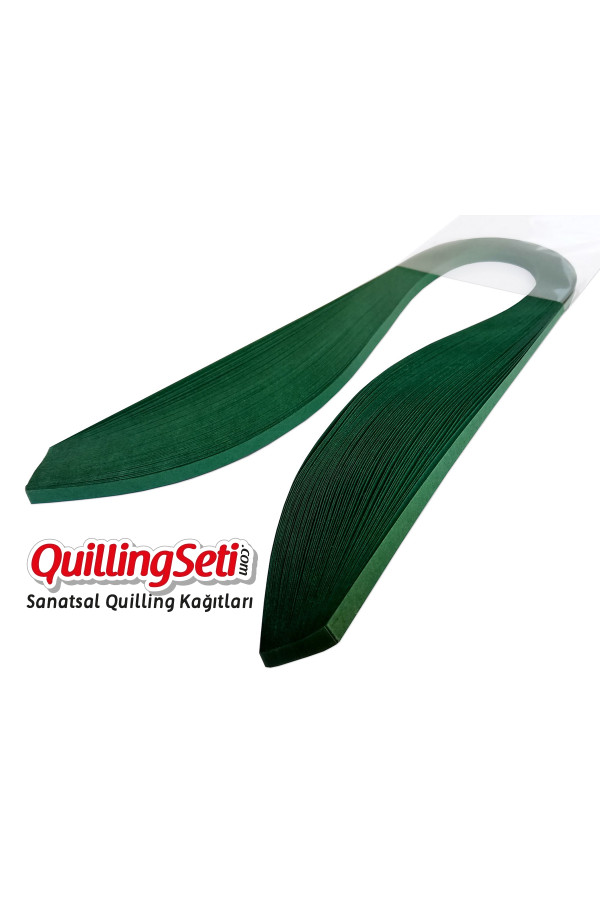 3mm petrol yeşili renk quilling kağıdı - 100lü, qks-6319-3m, 3mm quilling kağıtları 100 adetli