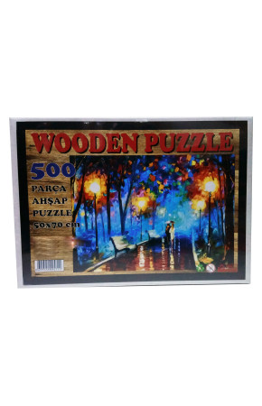 500 Parça Ahşap Puzzle - Parkta Yürüyüş Yapboz