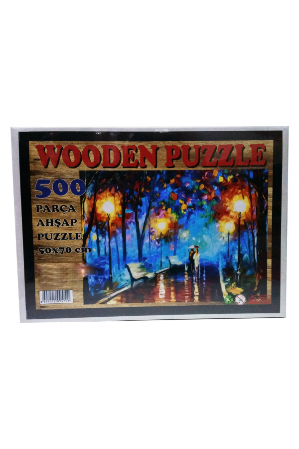 500 parça ahşap puzzle - parkta yürüyüş yapboz, prkyrş-500, yap boz puzzle çeşitleri