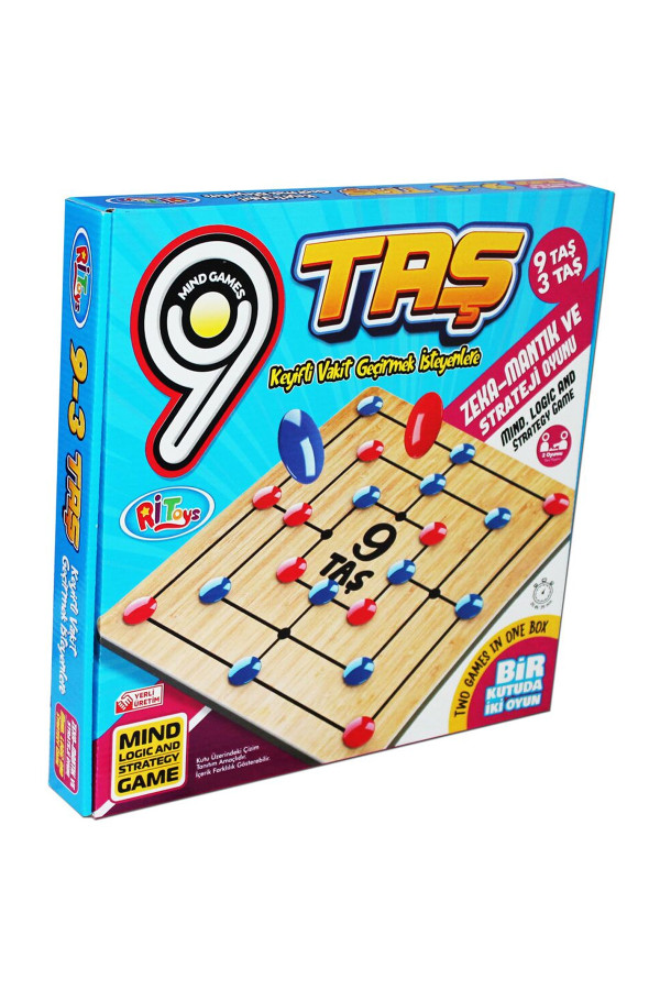 9 taş - 3 taş : dokuz taş - üç taş oyunu, 8681049071989, akıl ve zeka oyunları, Quilling Seti
