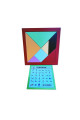 tangram büyük boy, at-0001, yap boz puzzle çeşitleri, Quilling Seti