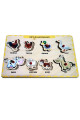 çiftlik hayvanları bultak yerleştirmeli ahşap oyuncak, bto-0004, yap boz puzzle çeşitleri, Quilling Seti