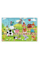 yeni 4 adet  24 parçalı ahşap puzzle yapboz seti, çiftliğim, okyanus canl., vahşi hayv., çiftliğim 2, hyl-ahsp-pzl-4-in-1, yap boz puzzle çeşitleri, Quilling Seti