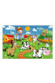 yeni 4 adet  24 parçalı ahşap puzzle yapboz seti, çiftliğim, okyanus canl., vahşi hayv., çiftliğim 2, hyl-ahsp-pzl-4-in-1, yap boz puzzle çeşitleri, Quilling Seti